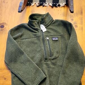 Patagonia Olive Green Fleece Pullover